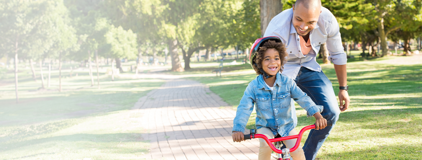 girl riding a bike